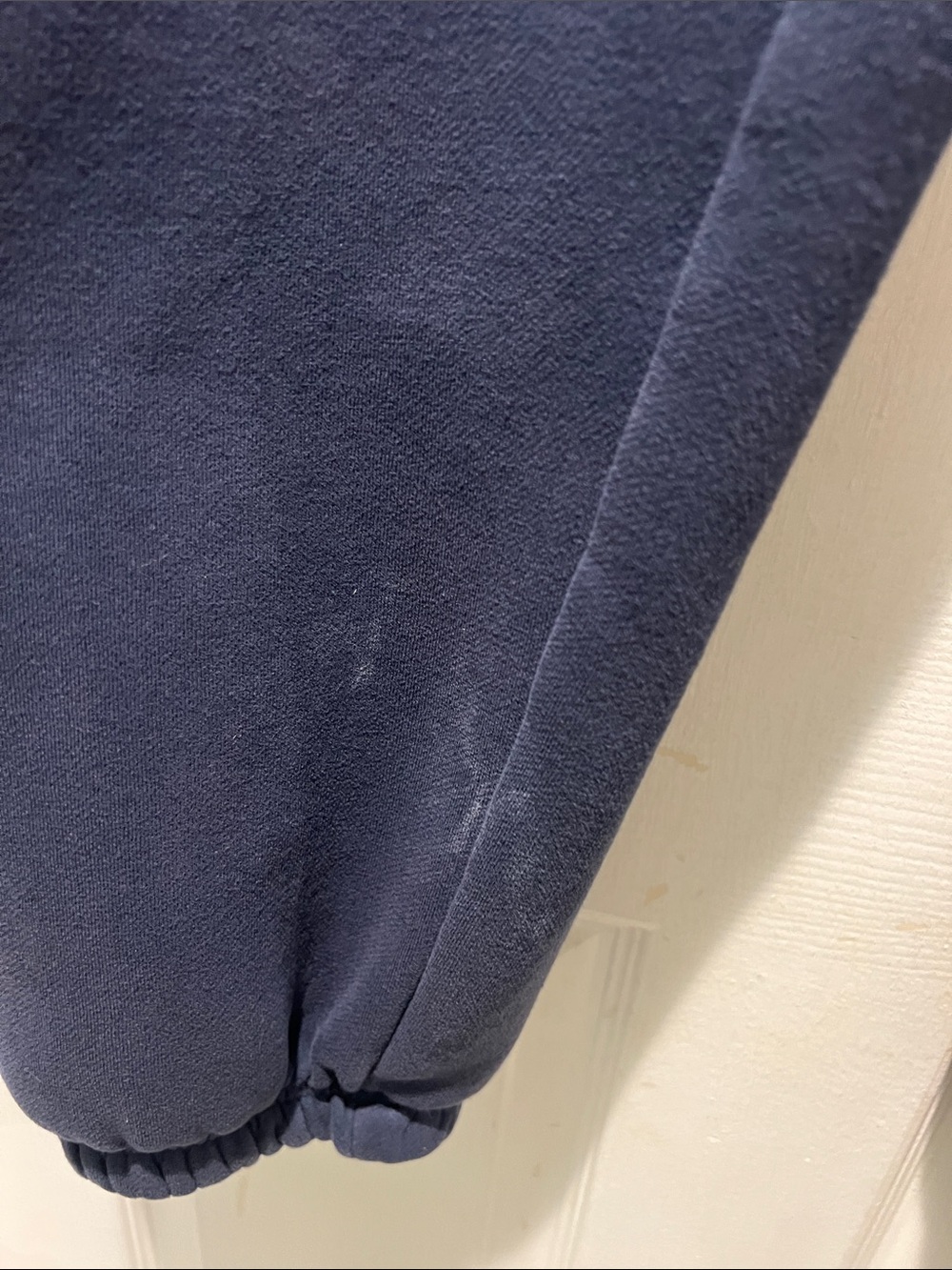 Quince Navy Drawstring Jogger Sweatpants - Picture 7 of 8